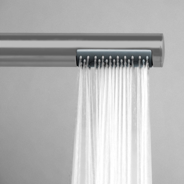 Bossini Inox Handbrause, 1 Strahlart edelstahl geburstet