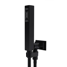 Bossini Cube Brausegarnitur, 1 Strahlart schwarz matt