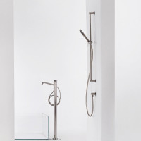Bossini Inox Brausegarnitur, 1 Strahlart edelstahl geburstet