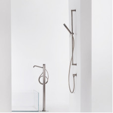 Bossini Inox Brausegarnitur, 1 Strahlart edelstahl geburstet