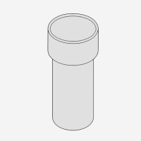 AXOR Ersatzglas для Zahnputzbecher с Halter сатинированный