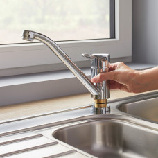 Blanco Wega II Kuchenarmatur, schwenkbar, fur Vorfenstermontage chrom