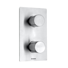 Bossini Nobu Einhebelmischer, fur Wanne & Dusche edelstahl geburstet