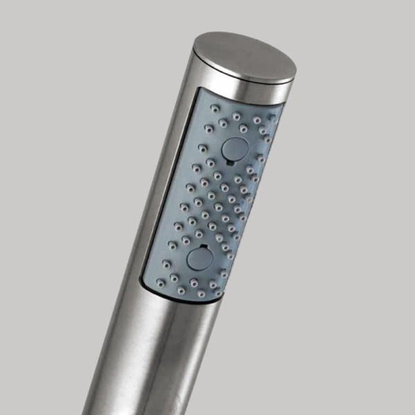 Bossini Inox Handbrause, 1 Strahlart edelstahl geburstet