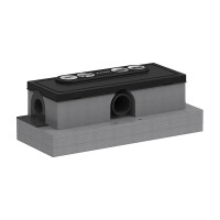 AXOR Drain uBox универсальный встраиваемая часть для Duschrinne, для Standardinstallation DN 50 Sperrwasserhohe: 50 мм, с пристенный монтаж