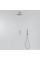 Bossini Inox Handbrause, 1 Strahlart edelstahl geburstet