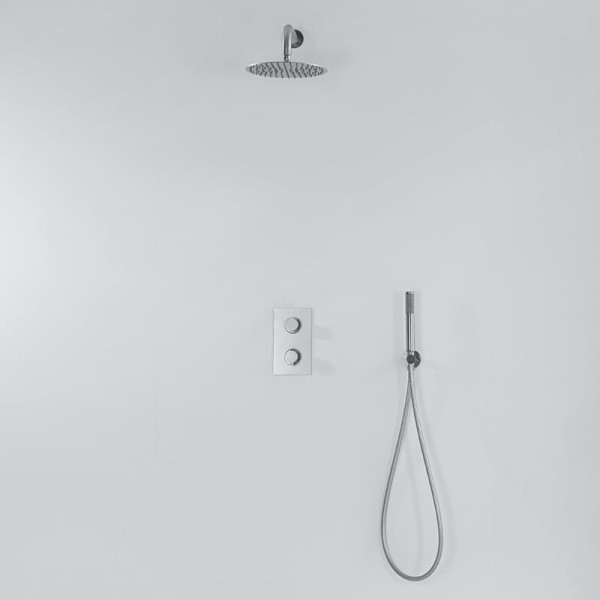 Bossini Inox Handbrause, 1 Strahlart edelstahl geburstet