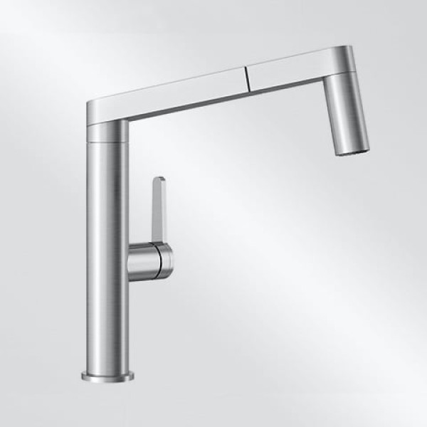 Blanco Panera Kuchenarmatur, ausziehbar, schwenkbar edelstahl geburstet