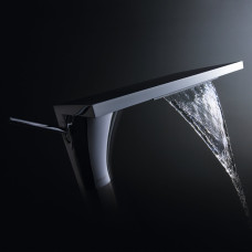 AXOR Massaud Waschtischarmatur 110 mit EcoSmart, mit immer geoffnetem Ablaufventil, chrom