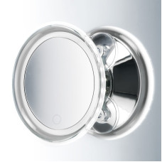 Decor Walther BS Kosmetikspiegel, mit Beleuchtung, Vergrosserung 5-fach batteriebetrieben, chrom