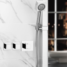 Bossini Alta Portata Thermostat, fur Dusche chrom