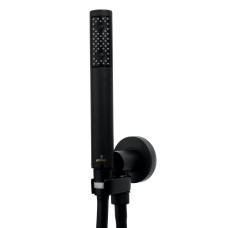 Bossini Zen Brausegarnitur, 1 Strahlart schwarz matt