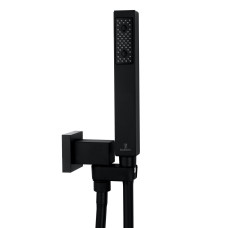 Bossini Cube Brausegarnitur, 1 Strahlart schwarz matt