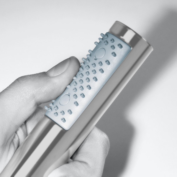 Bossini Inox Handbrause, 1 Strahlart edelstahl geburstet