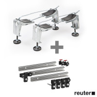 Bette Wannenfusse B23-1500 inkl. MEPA-Wannenleisten 3er Set
