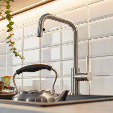 Blanco Jandora Kuchenarmatur, ausziehbar, schwenkbar edelstahl geburstet